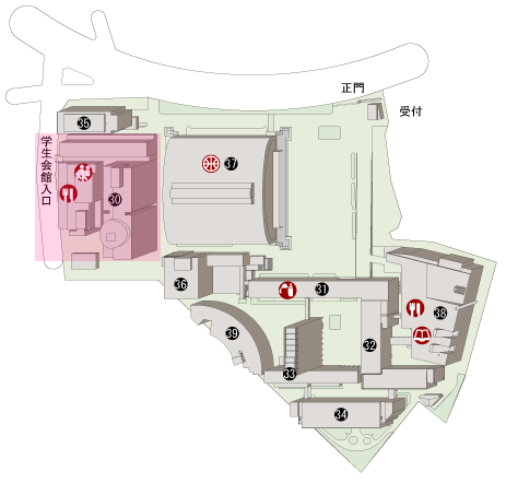 学生会館地図